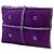Clutch Chanel CC in scamosciato e shearling viola Porpora - vista 2
