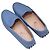 Mocassini da guida in pelle blu Tod's Taglia 39.5 - vista 3