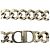 Dior Silberne CD-Logo Gliederkette, versilbert - Ansicht 3