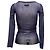 Langarm-Mesh-Oberteil Jean Paul Gaultier Soleil Navy Größe US S - Ansicht 3