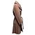 Gabardina con cinturón de algodón marrón Hussein Chalayan Talla IT 38 Castaño - vista 3