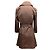 Gabardina con cinturón de algodón marrón Hussein Chalayan Talla IT 38 Castaño - vista 4