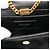 Piccola borsa a tracolla Kate in scamosciato nero con monogramma Saint Laurent e nappa - vista 5