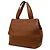 Borsa Tote Chanel CC Caviar Turnlock marrone - vista 2