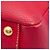 Borsa Bauletto Satchel in Vitello Daino rosso Prada - vista 6