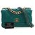Borsa a patta 19 in agnello verde Chanel Large - vista 15