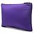 Clutch imbottita con zip Tessuto di Prada viola Porpora - vista 2