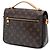 Borsa Louis Vuitton Monogram Pochette Metis marrone - vista 2