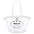 Borsa Tote Shopper Prada in PVC Canapa bianco con logo