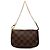 Bolso Louis Vuitton Damier Ebene Mini Pochette Accessoires marrón Castaño