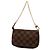 Bolso Louis Vuitton Damier Ebene Mini Pochette Accessoires marrón Castaño - vista 2