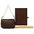 Bolso Louis Vuitton Damier Ebene Mini Pochette Accessoires marrón Castaño - vista 8
