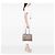 Tote Prada Glace Calf Etiquette grigio - vista 6