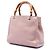 Borsa a tracolla Gucci Small Calfskin Bamboo Shopper rosa - vista 2