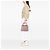 Borsa a tracolla Gucci Small Calfskin Bamboo Shopper rosa - vista 7