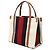 Borsa Tote Gucci Mini Canvas Interlocking G Web beige - vista 2