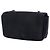Borsa a tracolla Chanel Mini Square Chocolate Bar in raso con patta singola nera Nero - vista 2