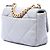 Borsa a patta 19 in agnello grigio Chanel Medium - vista 2