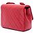 Borsa a tracolla Chanel Mini Square Caviar Incognito Flap rossa Rosso - vista 2