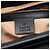 Pequena bolsa de couro preta Gucci Bamboo Nymphaea Web Preto - vista 5