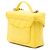 Vanity Beauty case Chanel trapuntato caviar giallo con borsa a tracolla e catena - vista 2