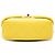 Vanity Beauty case Chanel trapuntato caviar giallo con borsa a tracolla e catena - vista 3