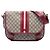 Borsa a tracolla Gucci GG Supreme Web beige