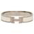 Bracelet Hermès Clic H étroit en émail blanc PM  - vue 1