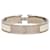 Bracelet Hermès Clic H étroit en émail blanc PM  - vue 3