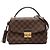 Borsa Louis Vuitton Damier Ebene Croisette marrone