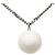 Collana con pendente Chanel CC in argento, ottone e resina - vista 2