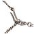 Collana con pendente Chanel CC in argento, ottone e resina - vista 3