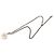 Collana con pendente Chanel CC in argento, ottone e resina - vista 4