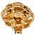 Orecchini a clip Chanel CC placcati oro con nodo D'oro - vista 3
