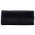 Borsa a tracolla con patta singola Chanel CC in nylon trapuntato verticale nero e grosgrain - vista 3