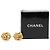Orecchini a cerchio rotondi CC placcati oro Chanel Gold D'oro - vista 4