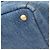 Borsa Prada in denim Canapa blu con logo - vista 11