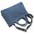 Borsa Prada in denim Canapa blu con logo - vista 18