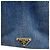 Borsa Prada in denim Canapa blu con logo - vista 9