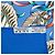 Sciarpa in seta Hermès Luna Park Blue 90 - vista 3