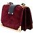Borsa a tracolla Prada Velvet Cahier rossa Rosso - vista 2
