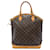 Borsa verticale Louis Vuitton Monogram Lockit marrone  - vista 1