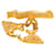 Gold Hermès Gold Plated Les Fetes en Hermes Pin Brooch Golden  - view 3