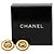 Orecchini a cerchio Chanel CC placcati oro D'oro - vista 4