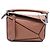 Borsa Nano Puzzle in pelle di vitello marrone LOEWE