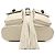 Bamboo Mochila Gucci de cuero blanco con borla de bambú - vista 3