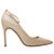 Escarpins à bout pointu et bride à la cheville à paillettes dorés Manolo Blahnik Taille 40