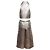 Vintage Silber & Gold Jeanne Lanvin Metallic Jacquard Oberteil & Hose Set Größe US S - Ansicht 3