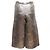 Vintage Silber & Gold Jeanne Lanvin Metallic Jacquard Oberteil & Hose Set Größe US S - Ansicht 6