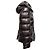 Chaqueta acolchada con capucha de cuero negro Tom Ford Talla IT 40 - vista 3